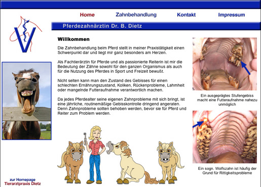 Homepage Tierarzt